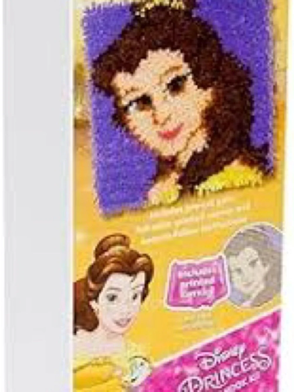 Dimensions Disney Princess Belle Latch Hook Craft Kit – 12” x 12” Canvas – Vinta